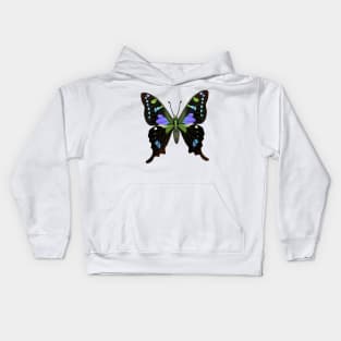 Black  Butterfly Kids Hoodie